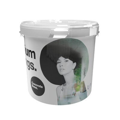 Cubo blanco del microcemento de preparación Concrete Base