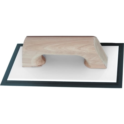 Llana goma flexible 14cm x 30cm Negro